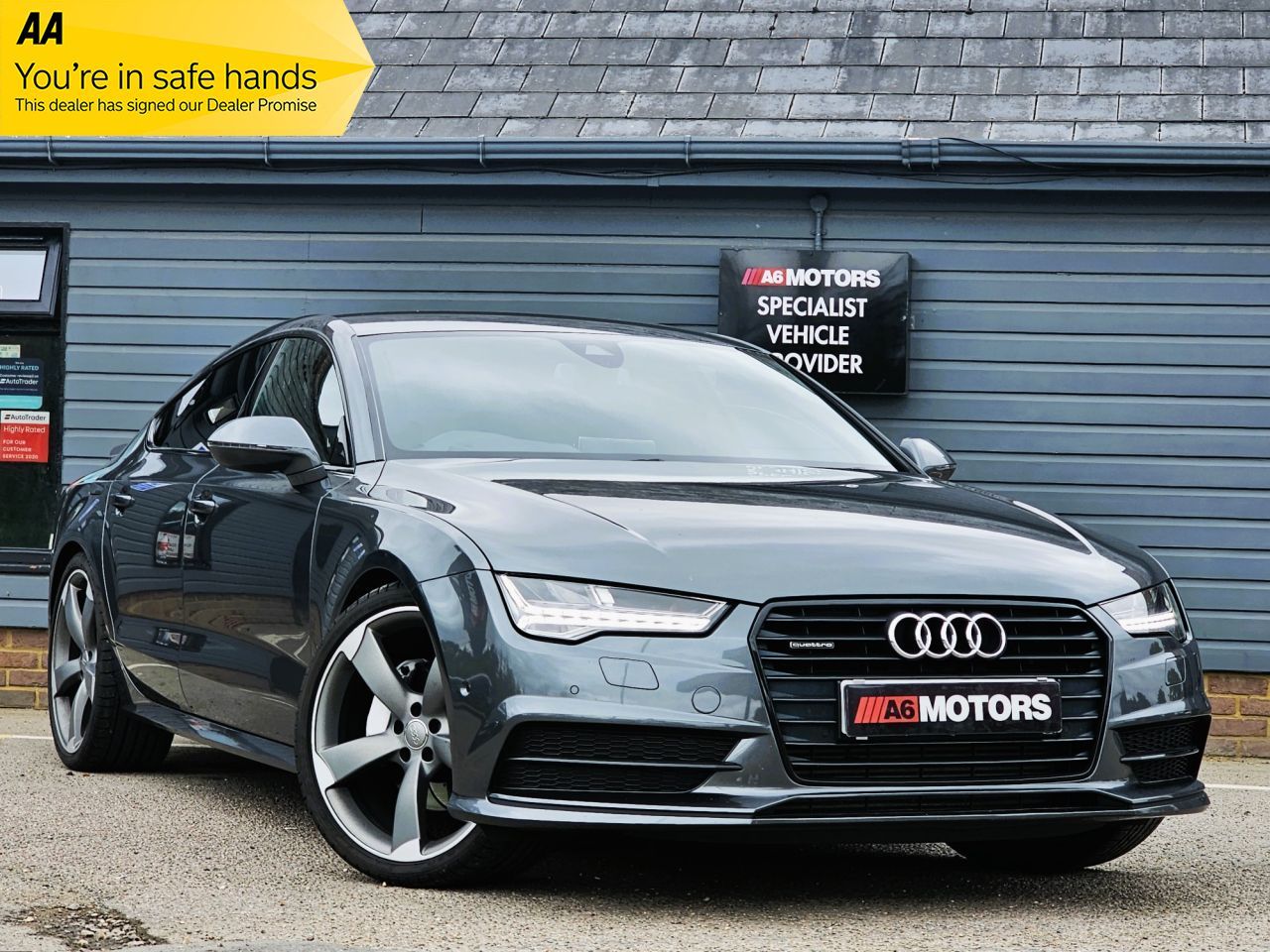 Audi A7 3.0 TDI V6 Black Edition Sportback 5dr Diesel S Tronic quattro Euro 6 (s/s) (272 ps)