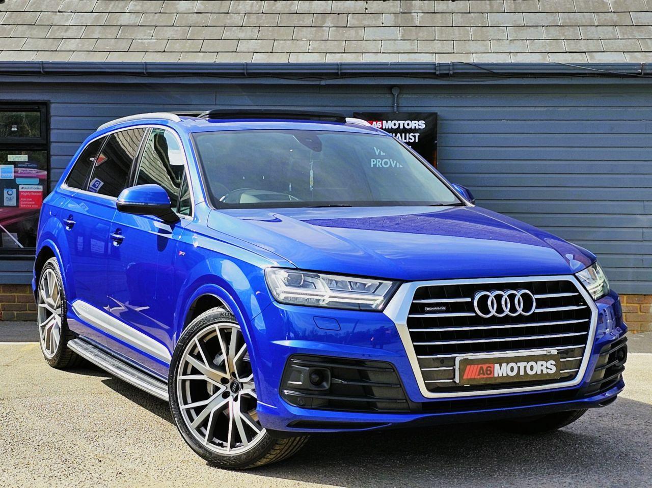 AUDI Q7 3.0 TDI QUATTRO S LINE 5d 269 BHP PAN/ROOF. 22''WHEELS.VIRTUAL DISPLAY